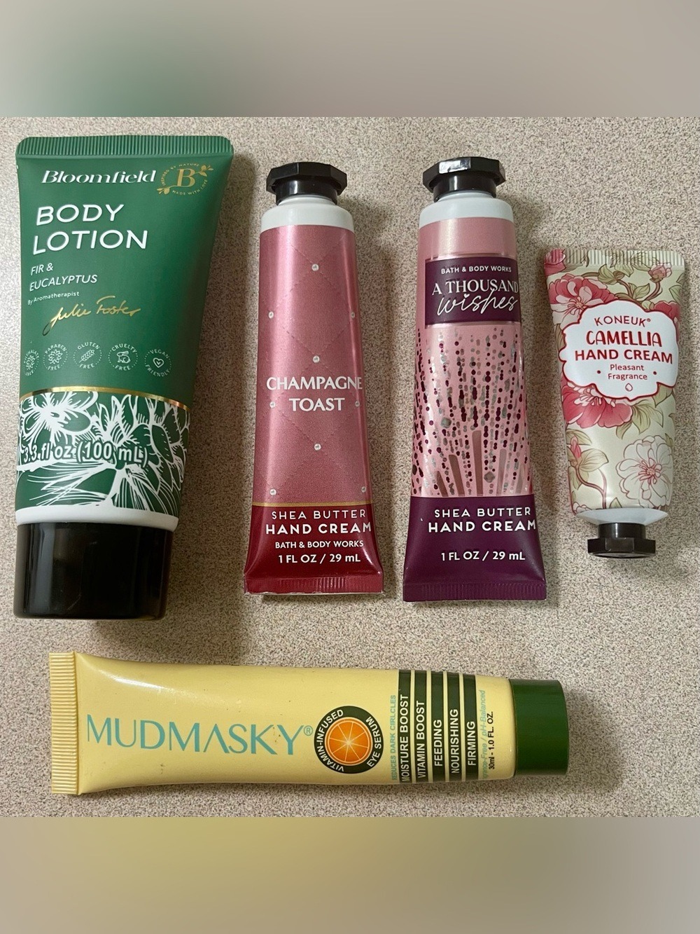 Spa & Hand Care Bundle | Bath & Body Works, Eye Serum, Body Lotion & Hand Creams